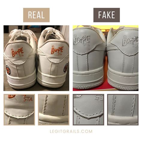 how to spot fake bapesta shoes|bape sta shoes fake.